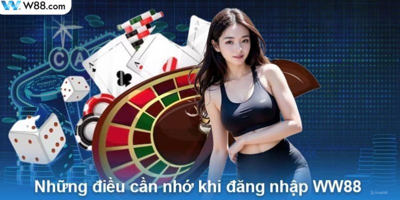 Đăng nhập WW88 thì cần để ý những điểm gì? 